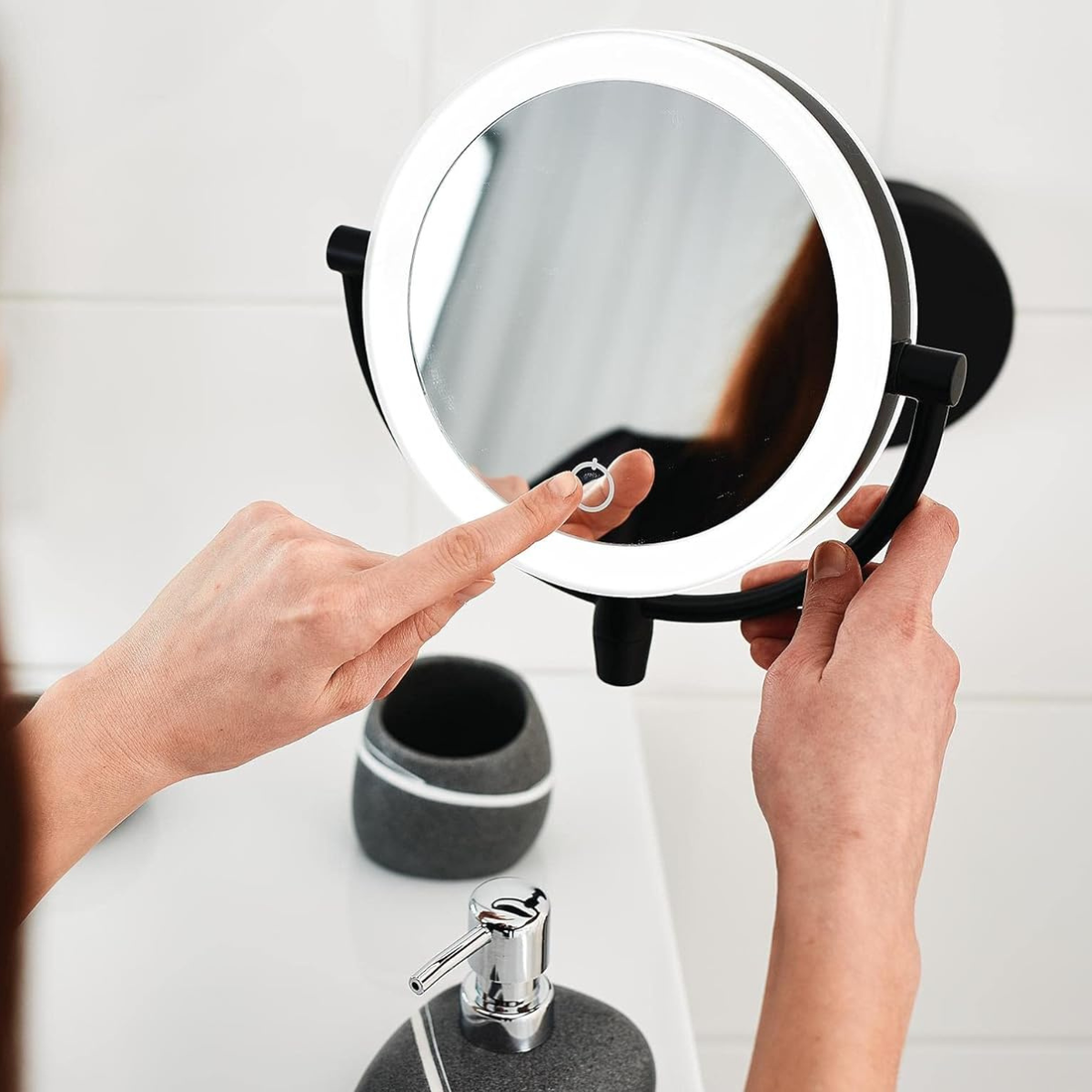 Beleuchteter Make-up Spiegel - LumiAura
