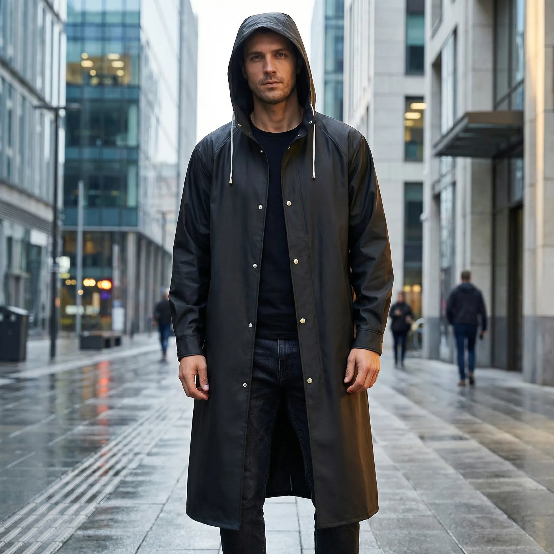 Taillierter Urbaner Regenmantel - Danny