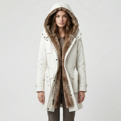 Tailored Hooded Winter Parka - Belinda