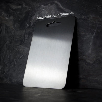 Titanium Schneidebrett Ohne BPA oder Mikroplastik - PureSteel