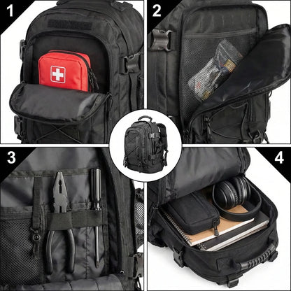 Taktischer Rucksack Mit Großem Volumen -  Morvex