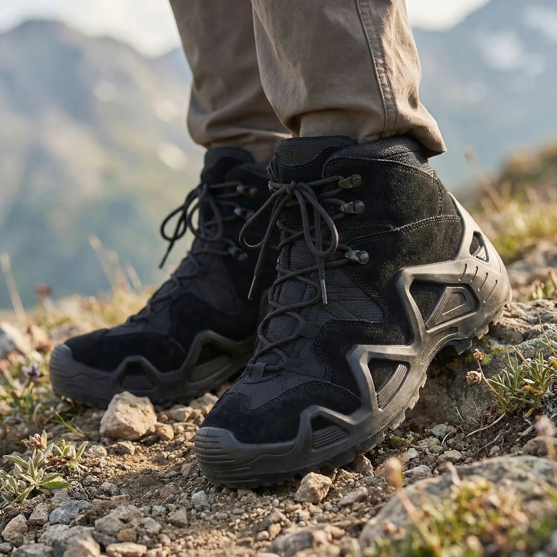 Taktischer Schnürstiefel Mit Mittelhohem Schaft -  Dusktrail