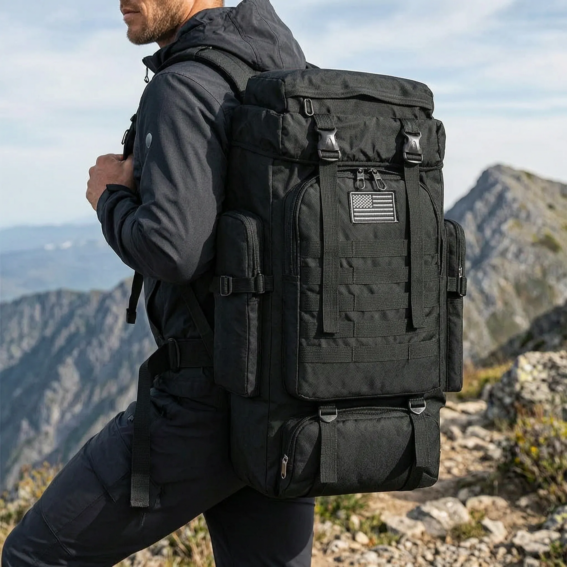 Taktischer Trekkingrucksack Mit Großem Volumen -  Summitrek