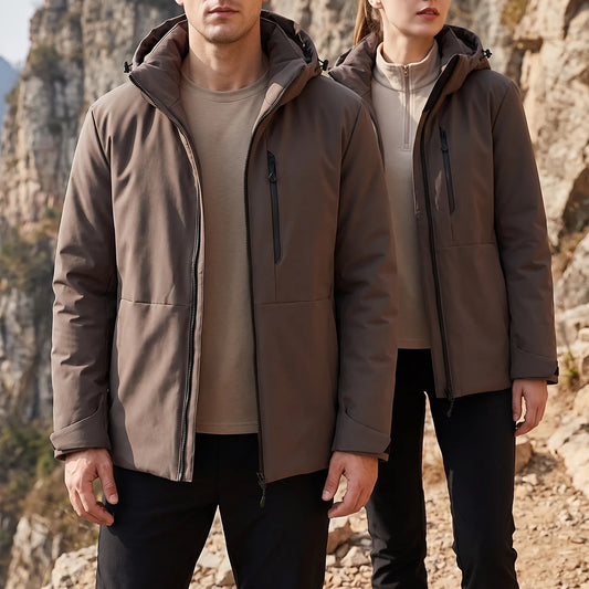 Thermo-Windbreaker Mit Kapuze -  Wyndrix
