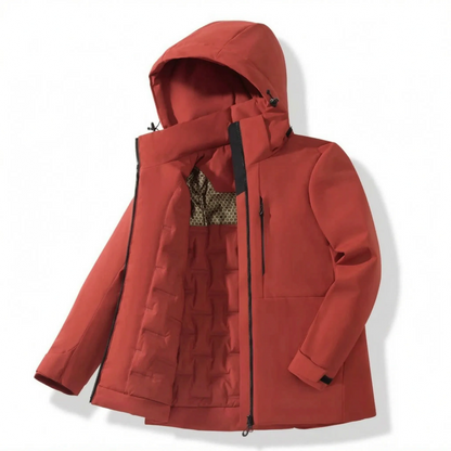 Thermo-Windbreaker Mit Kapuze -  Wyndrix