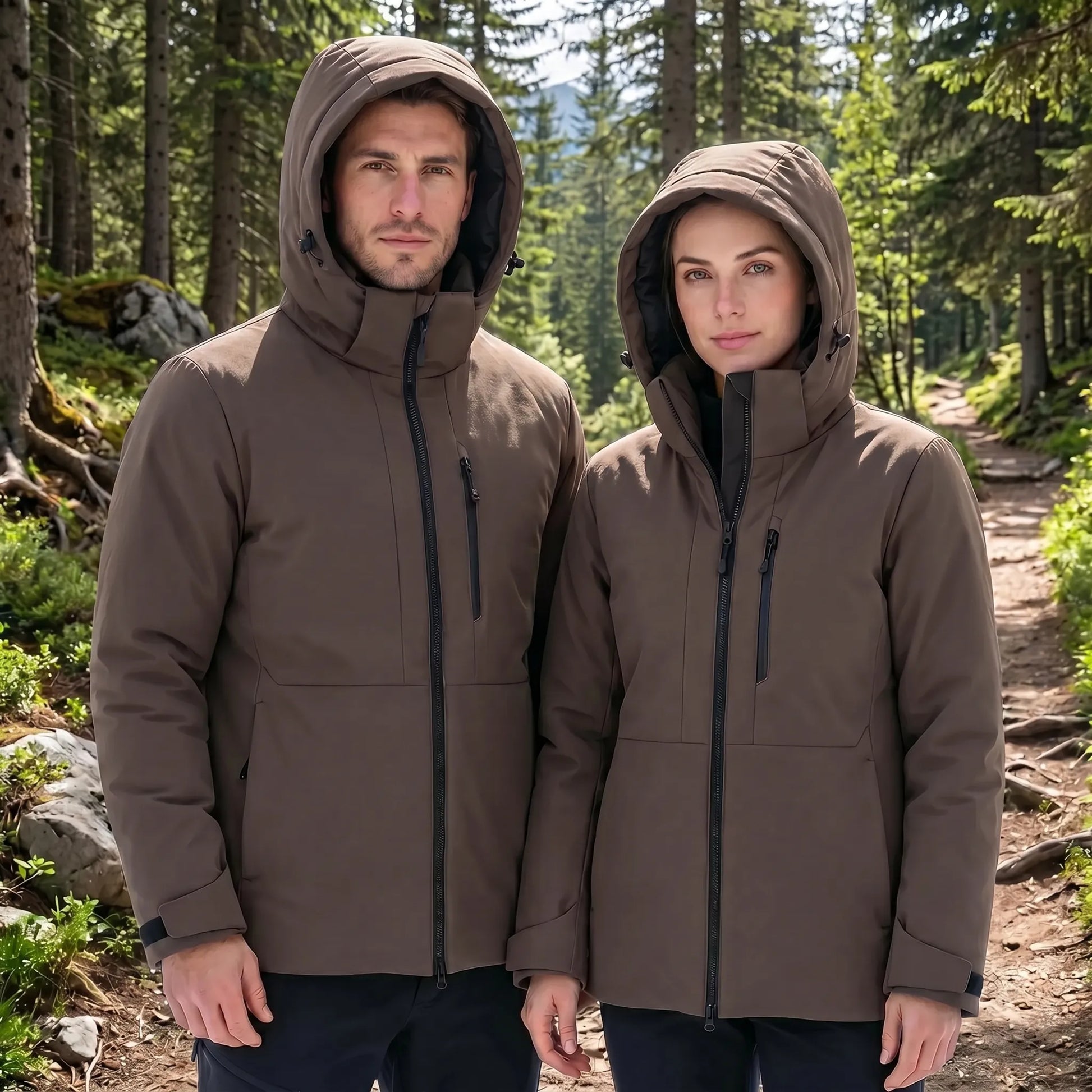 Thermo-Windbreaker Mit Kapuze -  Wyndrix