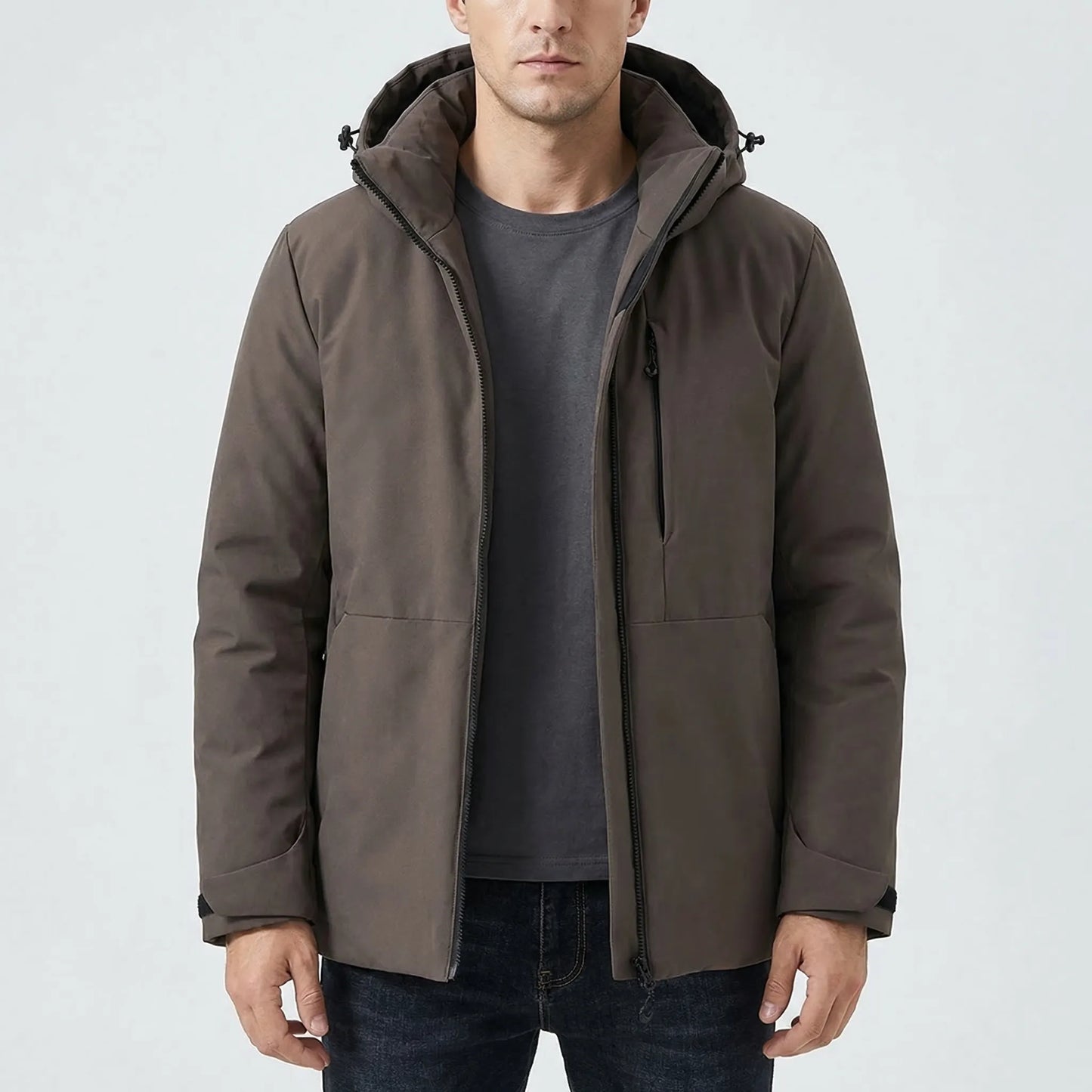 Thermo-Windbreaker Mit Kapuze -  Wyndrix