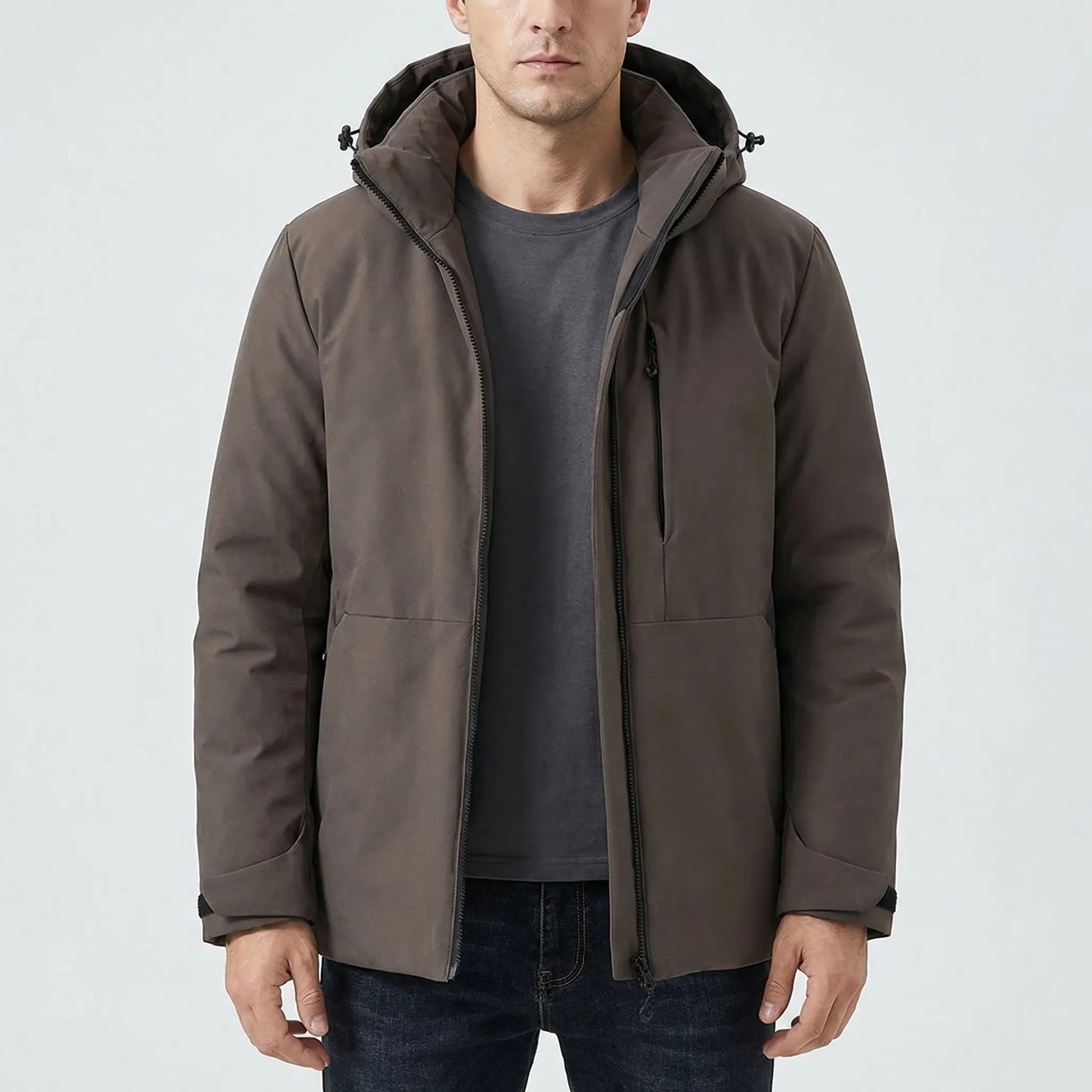 Thermo-Windbreaker Mit Kapuze -  Wyndrix