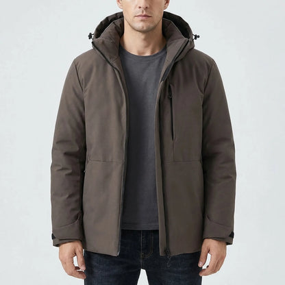 Thermo-Windbreaker Mit Kapuze -  Wyndrix