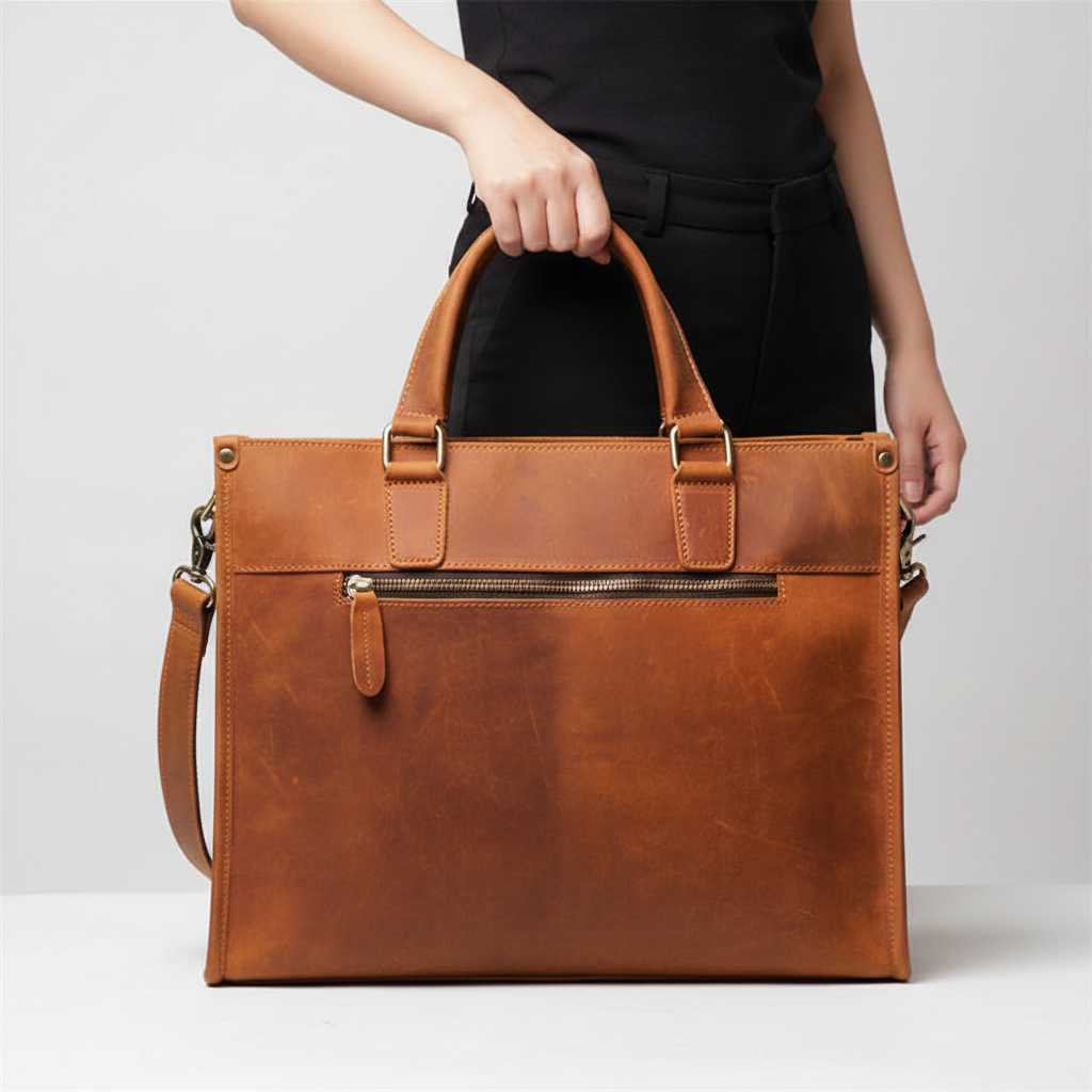 Torba Skórzana Na Laptopa - VintageSkin