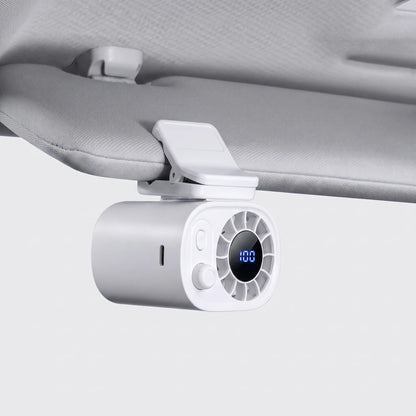 Tragbarer Klemmventilator Mit Display - Aeroclip
