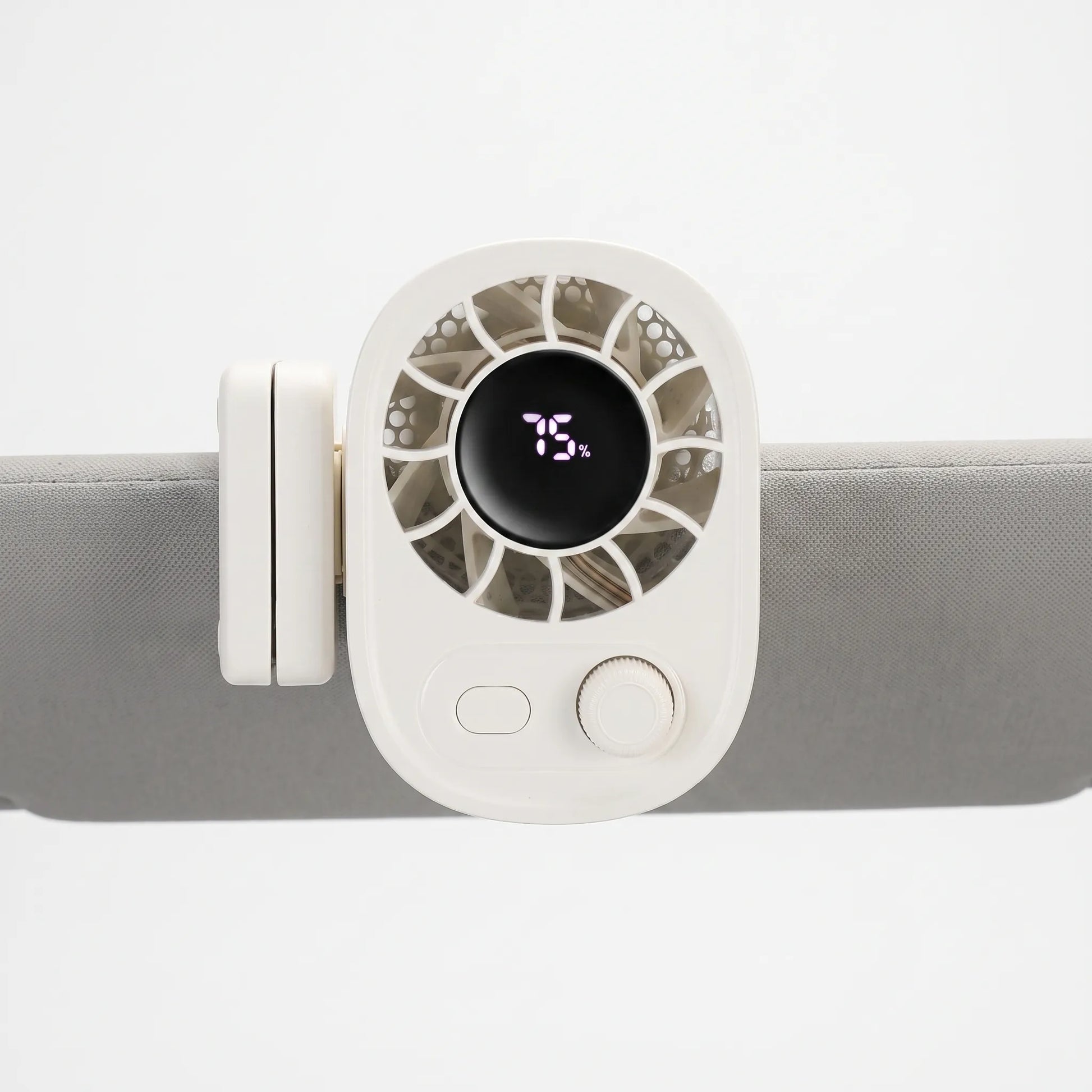 Tragbarer Klemmventilator Mit Display - Aeroclip