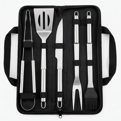 Tragbares Grillbesteck-Set - Grillora