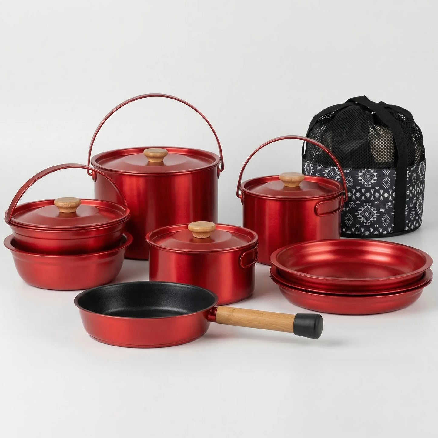 Tragbares Und Mehrteiliges Outdoor-Kochset -  Outvenco