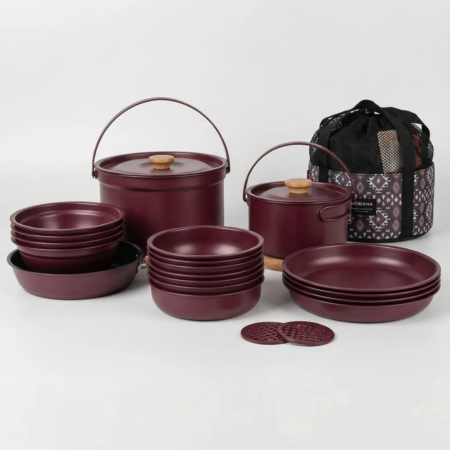 Tragbares Und Mehrteiliges Outdoor-Kochset -  Outvenco