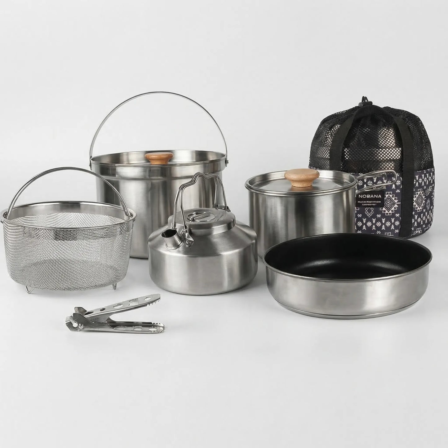 Tragbares Und Mehrteiliges Outdoor-Kochset -  Outvenco