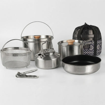 Tragbares Und Mehrteiliges Outdoor-Kochset -  Outvenco