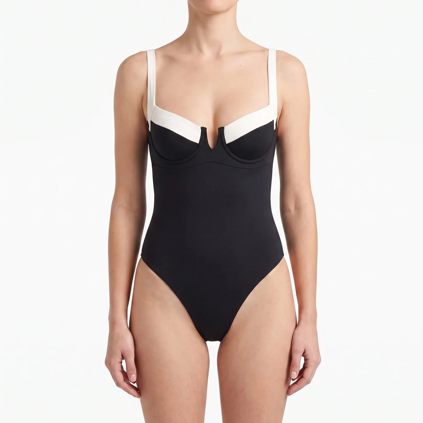 Trägerloser Bodysuit Im Colour-Blocking-Design - Lillian