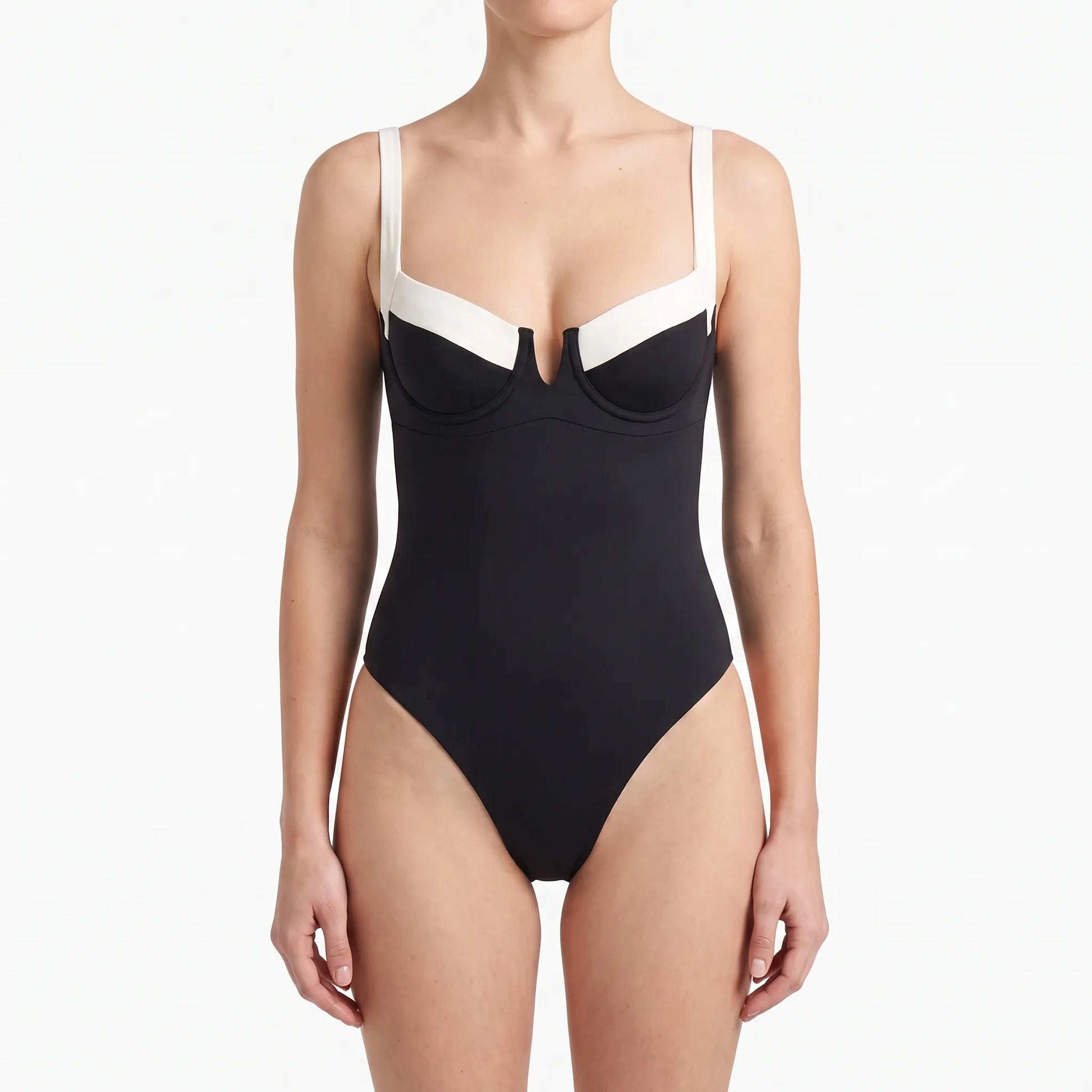 Trägerloser Bodysuit Im Colour-Blocking-Design - Lillian