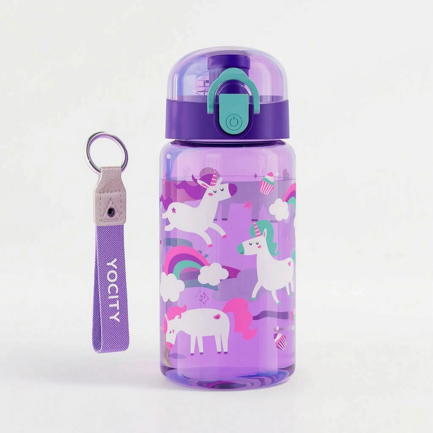 Transparente Trinkflasche Kinder Mit Print - Zydro