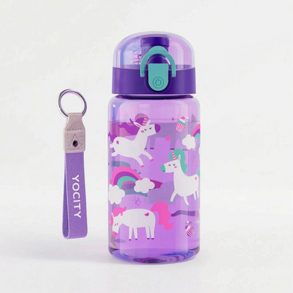 Transparente Trinkflasche Kinder Mit Print - Zydro
