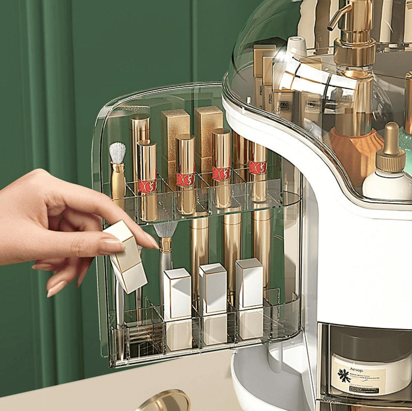 Transparenter Kosmetik Organizer - StyleHaven