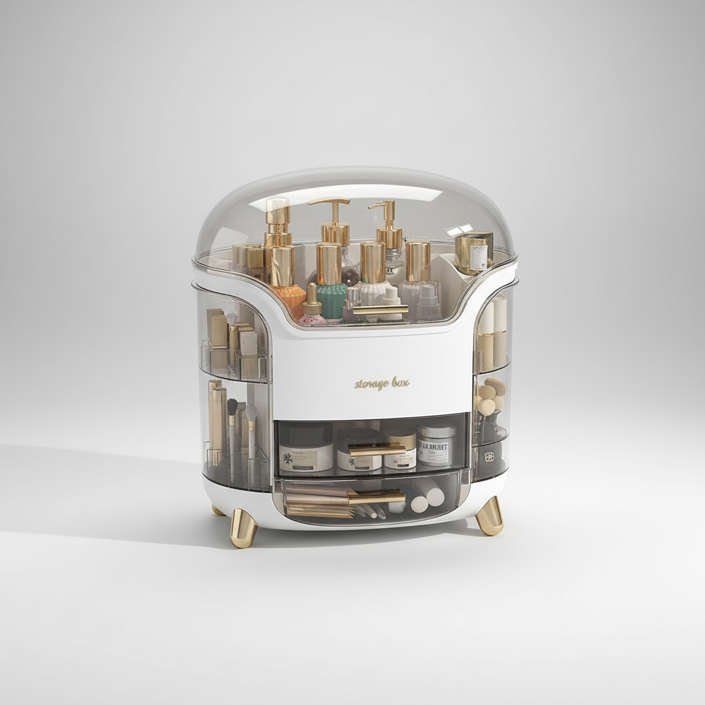 Transparenter Kosmetik Organizer - StyleHaven