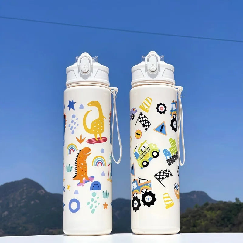 Trinkflasche Für Kinder Mit Cartoon-Motiven - Sipify