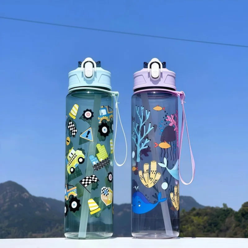 Trinkflasche Für Kinder Mit Cartoon-Motiven - Sipify
