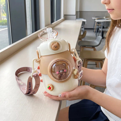 Trinkflasche Kinder Mit Cartoon-Motiv - Bubblio