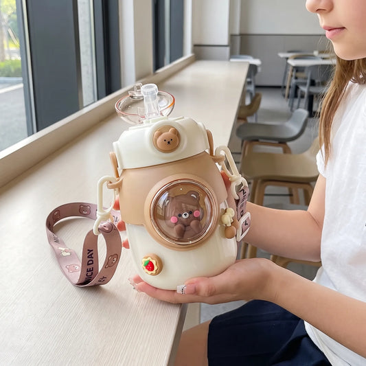 Trinkflasche Kinder Mit Cartoon-Motiv - Bubblio