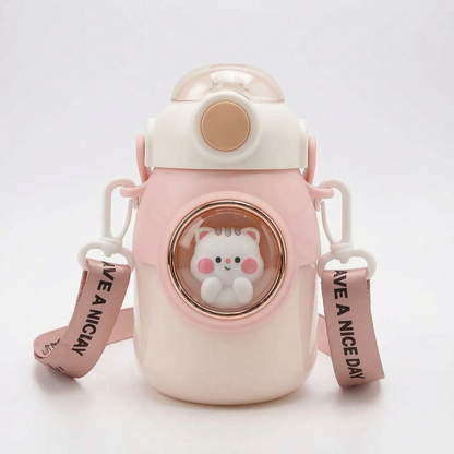 Trinkflasche Kinder Mit Cartoon-Motiv - Bubblio