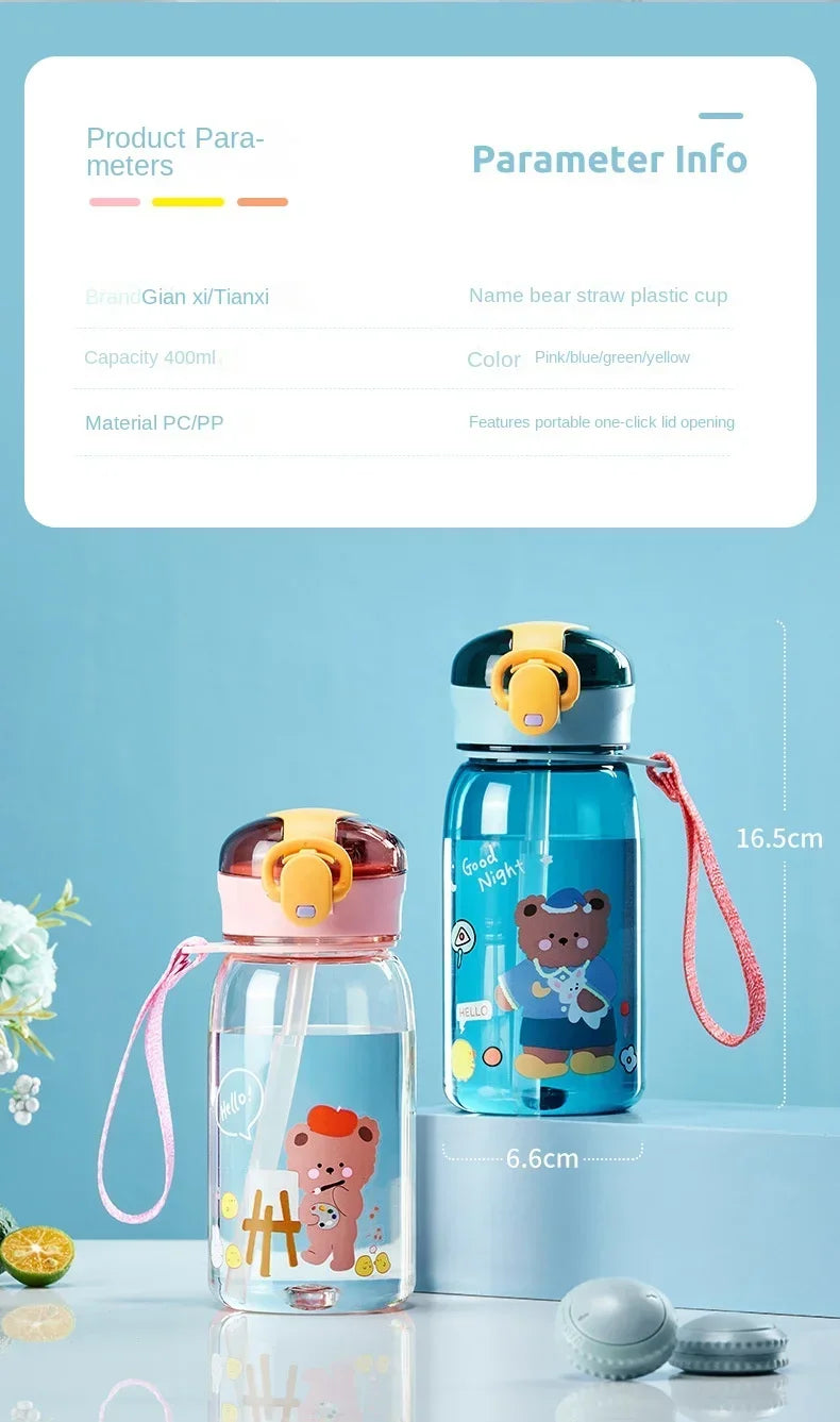 Trinkflasche Kinder Mit Strohhalm - Gulpzy