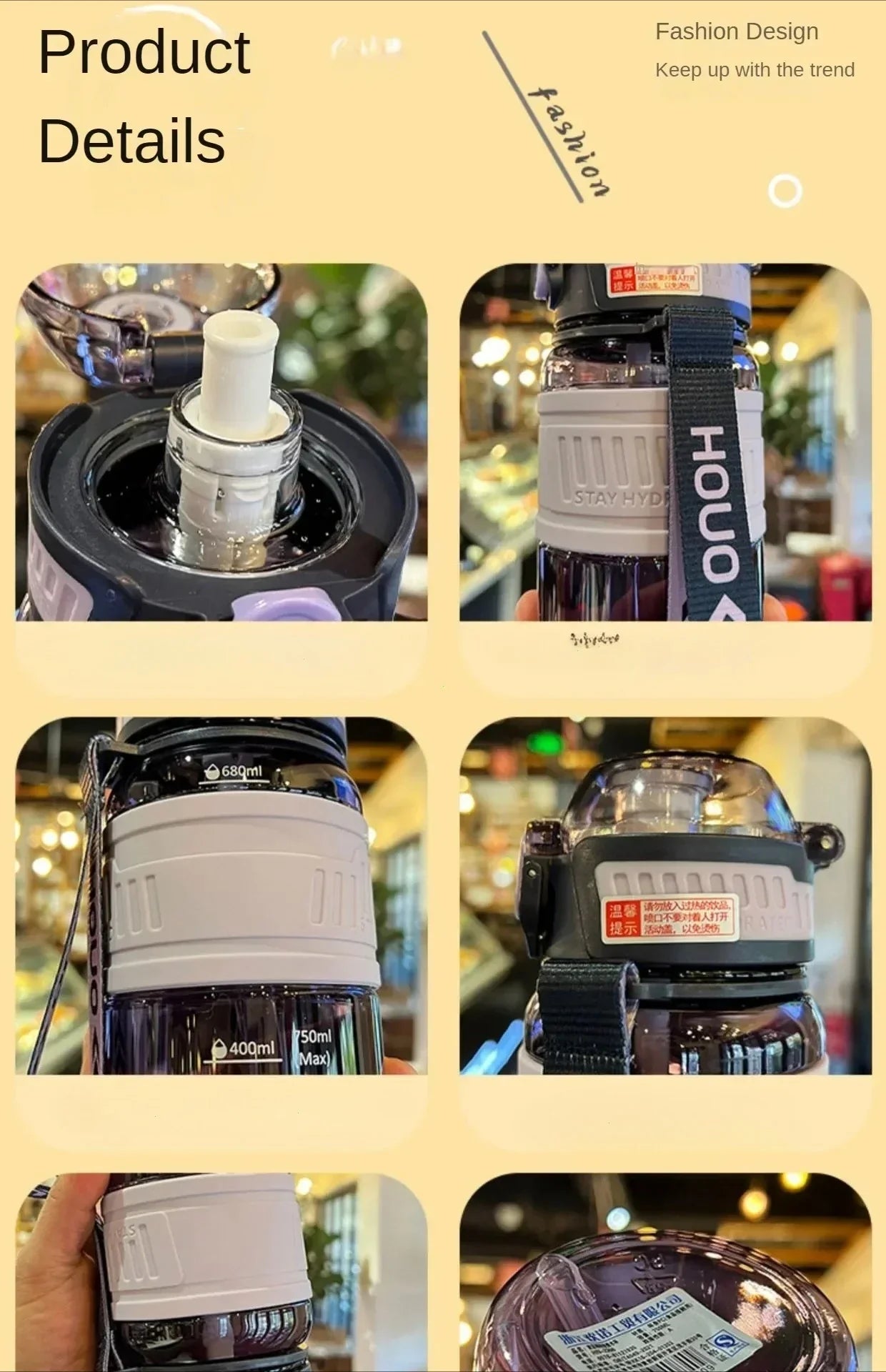 Trinkflasche Sport Mit Großem Volumen - Hydromis