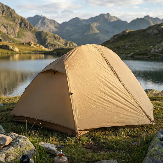 Ultraleichtes Doppelwandiges Kuppelzelt Für Eine Person -  Bivourac