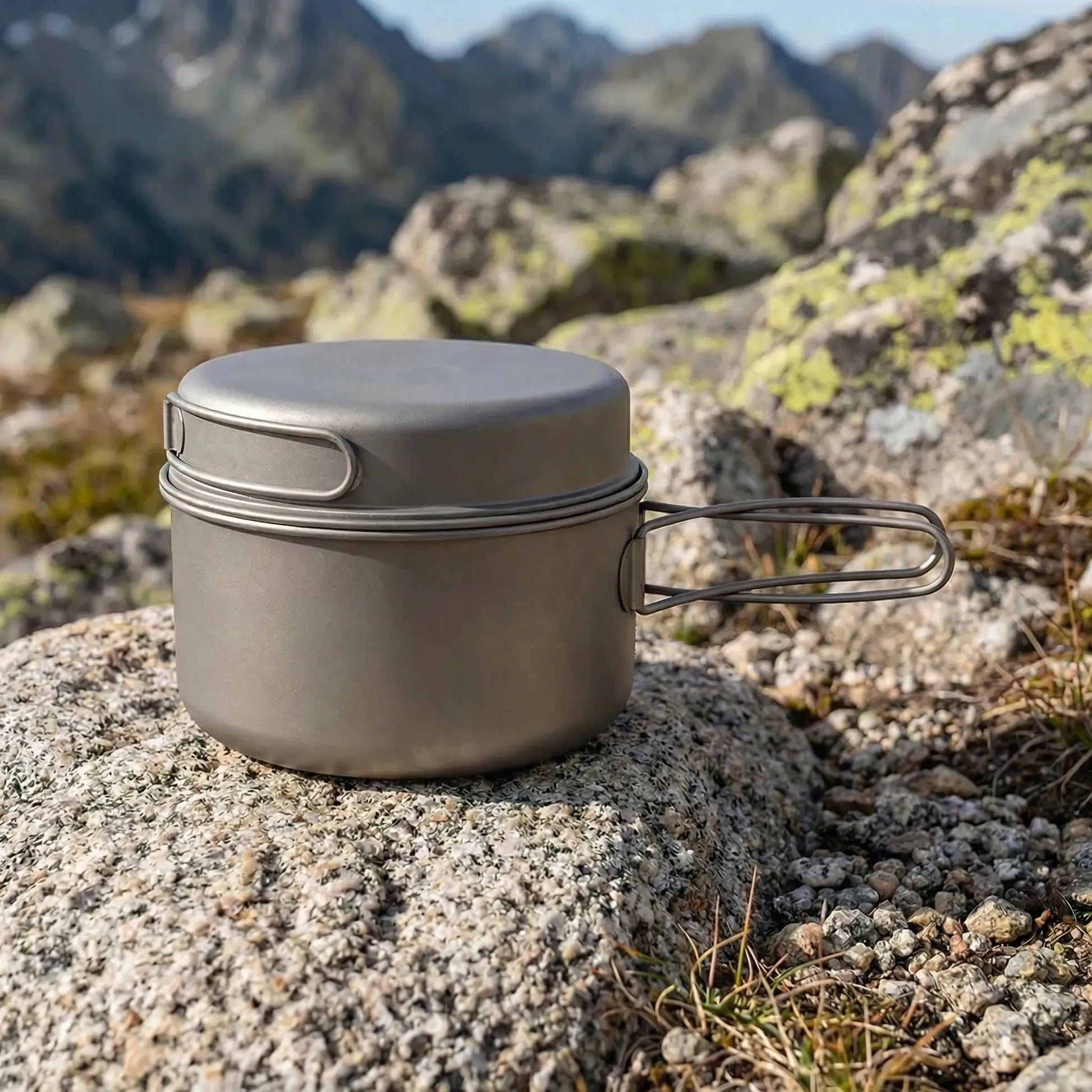 Ultraleichtes Kochset Mit Klappgriffen -  Summitware