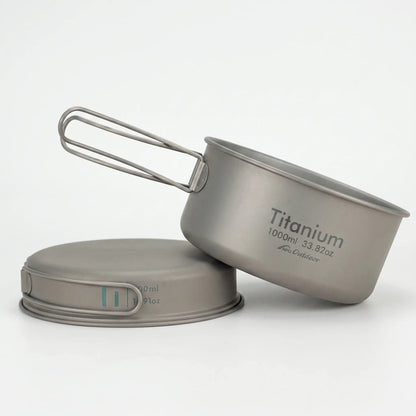 Ultraleichtes Kochset Mit Klappgriffen -  Summitware