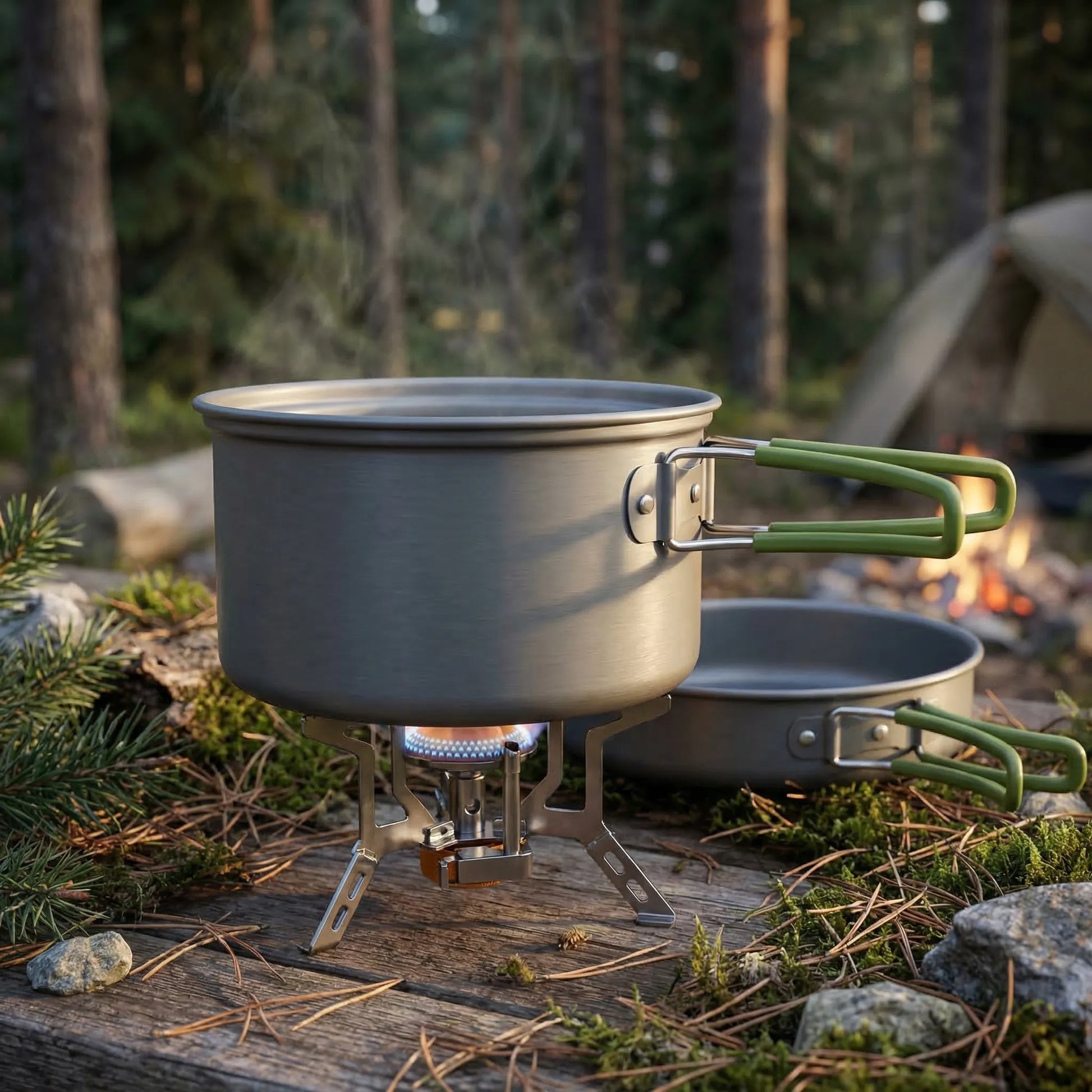Ultraleichtes Outdoor-Kochset -  Trekkit