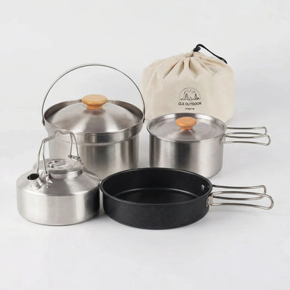Umfangreiches Camping-Kochset -  Campkit
