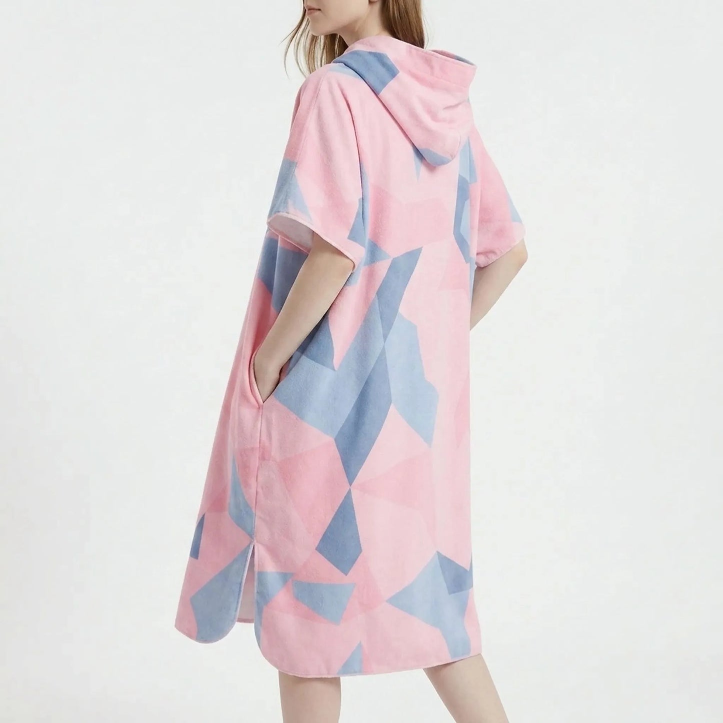 Umziehponcho Mit Geometrischem Muster - Loomera