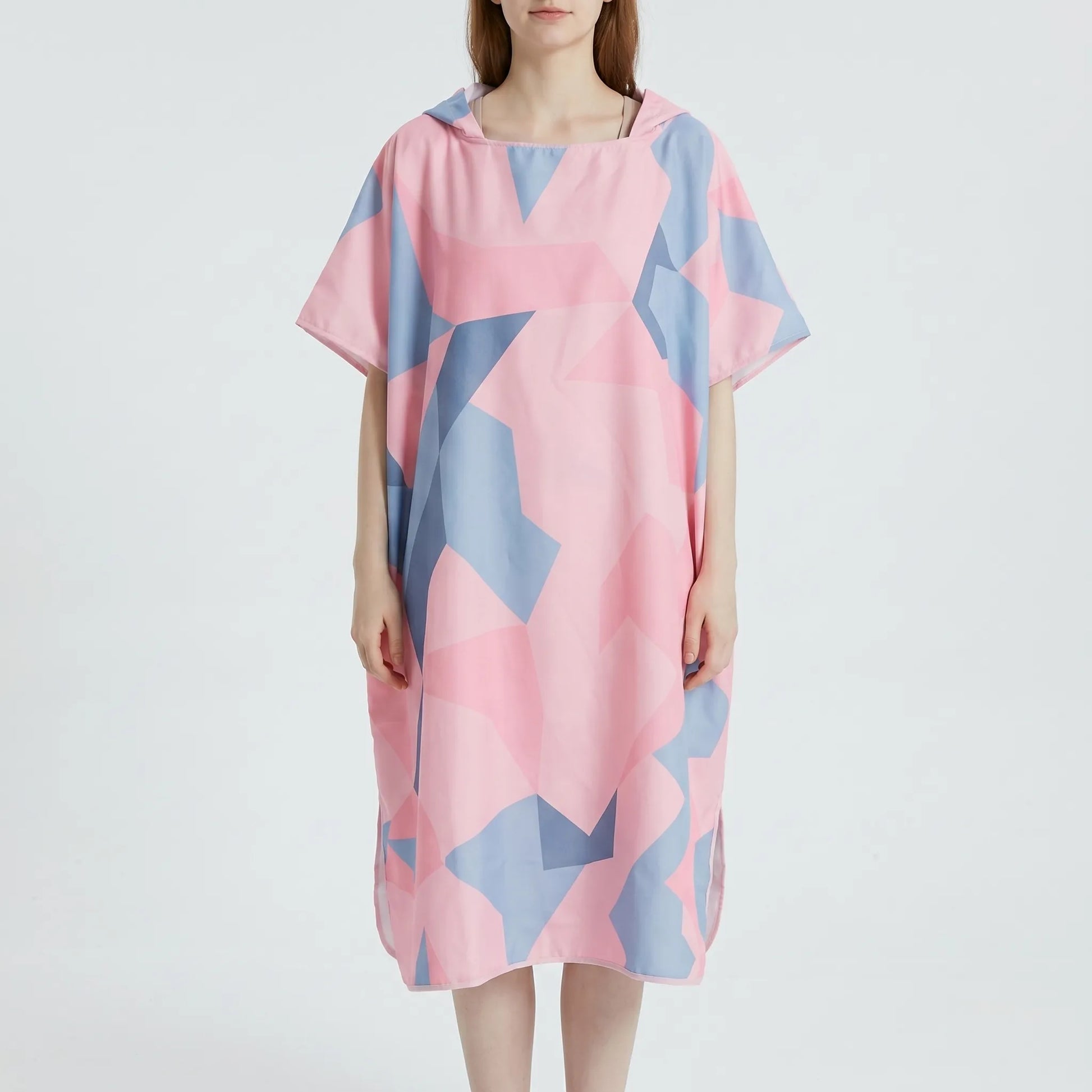Umziehponcho Mit Geometrischem Muster - Loomera
