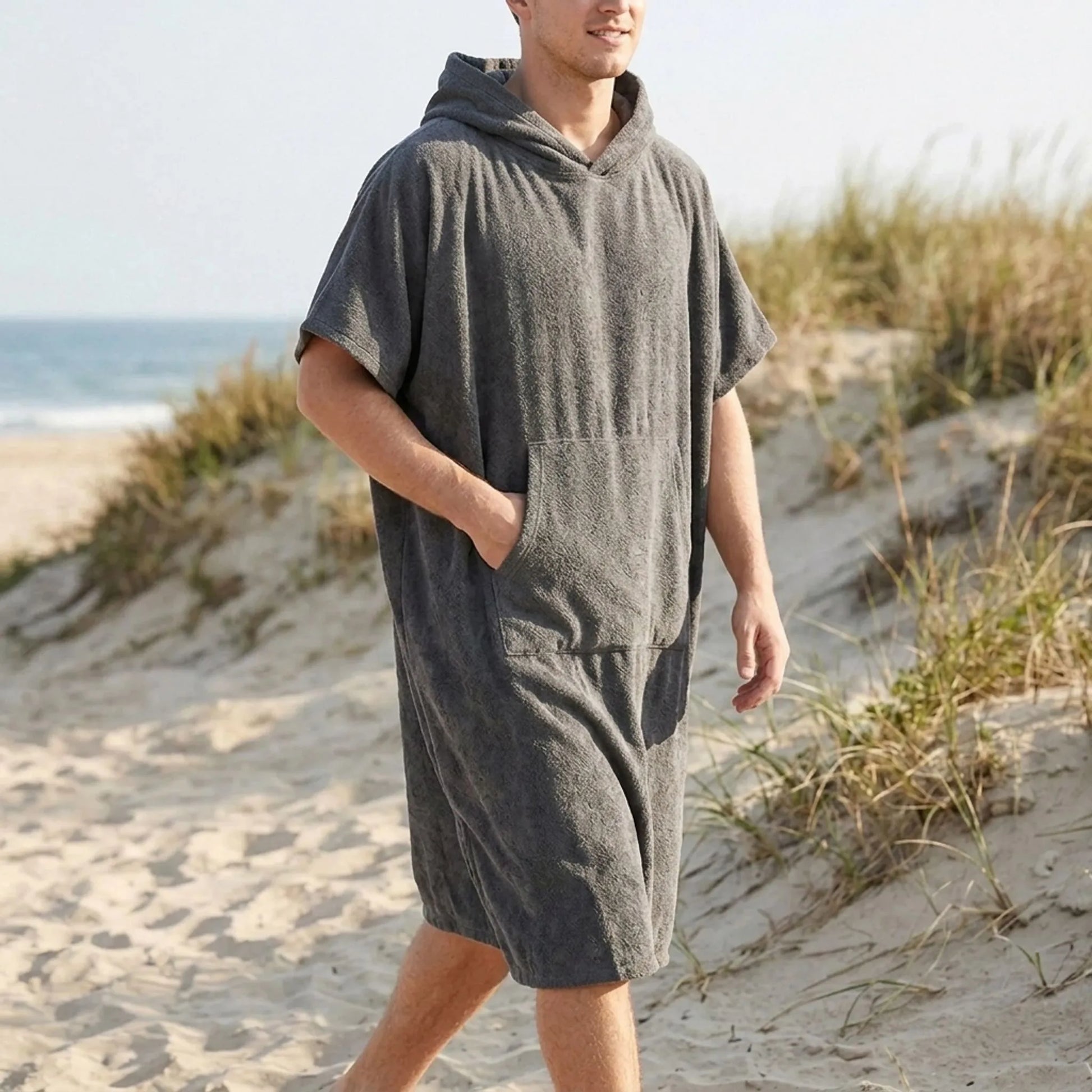 Umziehponcho Mit Kapuze - Rovada