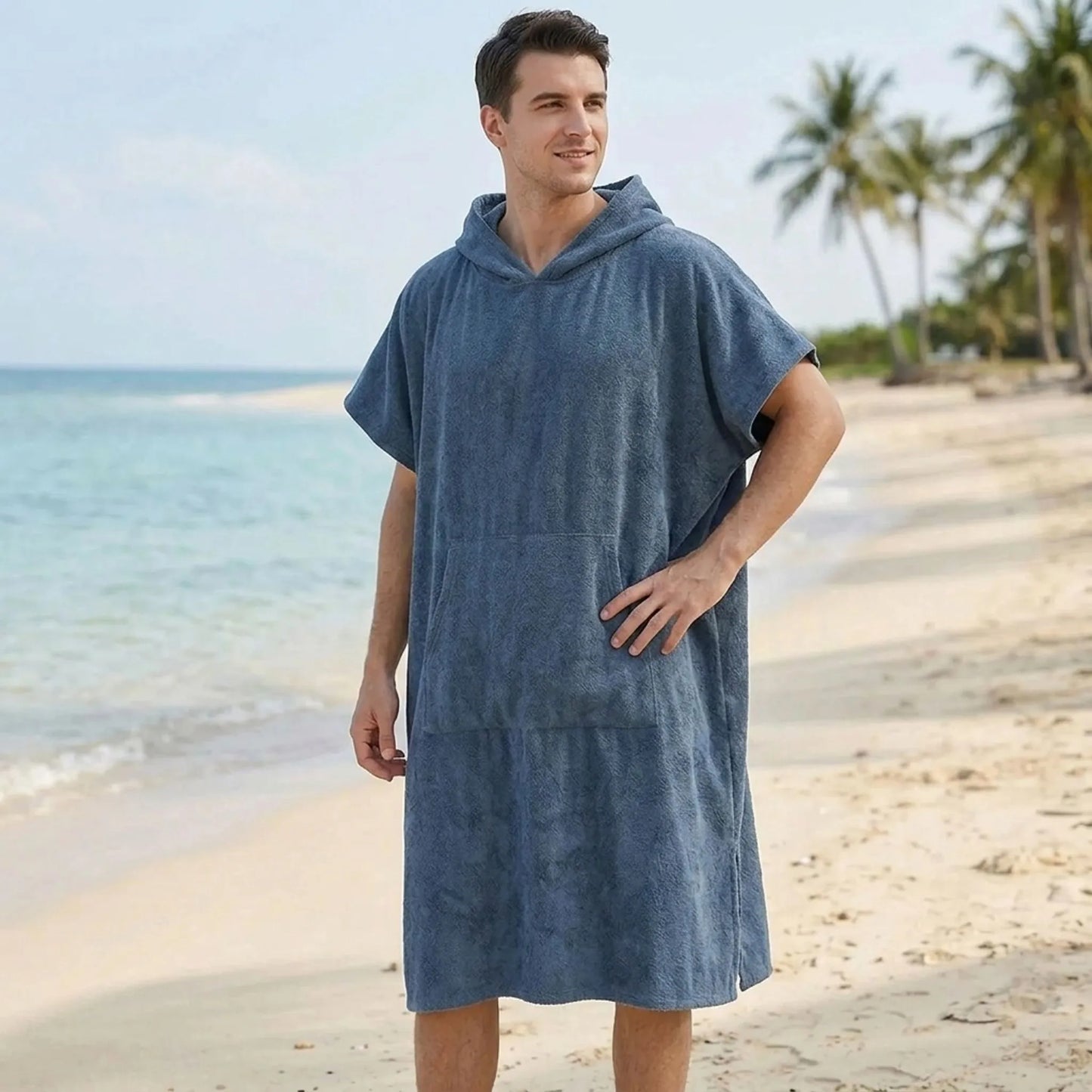 Umziehponcho Mit Kapuze - Rovada