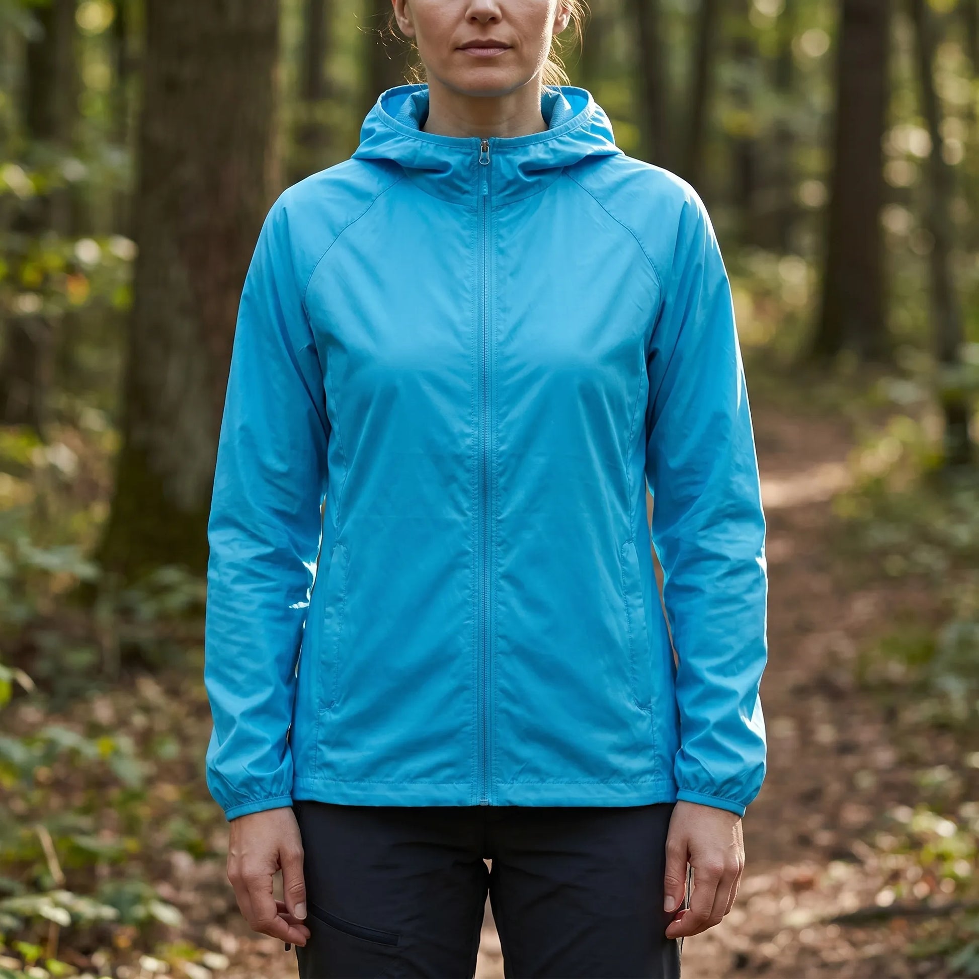 Unisex-Windbreaker Mit Kapuze -  Trailcoat