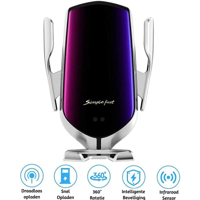 Automatische Telefonhalter mit kabellosem Ladegerät – GripCharge