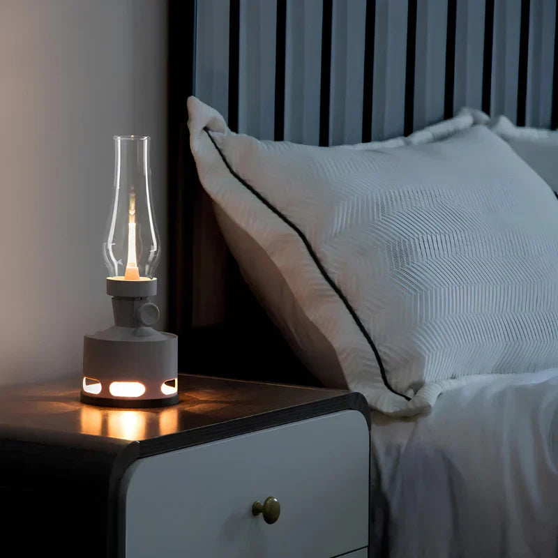 Wiederaufladbare Vintage LED Laterne - LumaLantern