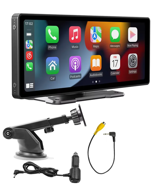 Universeller 10,26-Zoll (26,06 cm) Auto-Multimedia-Player mit kabellosem CarPlay und Android Auto