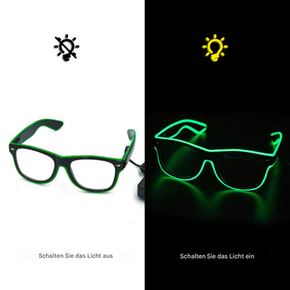 Leuchtende Neonbrille - LumaGlow