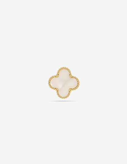 Vergoldete Perlenohrstecker - CloverJewelry