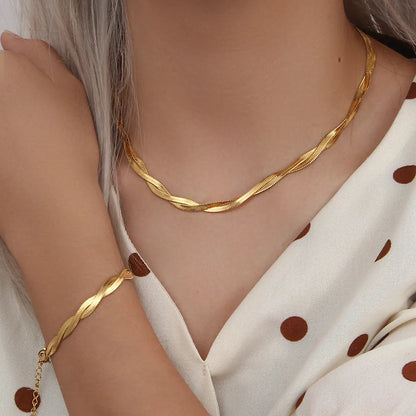 Vergoldetes Armbandset - GoldGlimmer